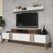 Móvel de TV Eylül – Branco – 168 x 51,6 x 39 cm