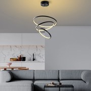 Chandelier Simit – Preto – 50x80x50 cm