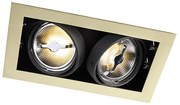 Foco embutido ajustável latão 2-luzes - Oneon Art Deco,Design,Industrial,Clássico / Antigo,Moderno