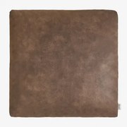 Almofada Quadrada (50x50 Cm) Bruna Camurça Café Castanho - Sklum