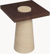 Mesa de apoio em travertino Grova