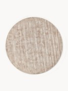 Tapete redondo artesanal em viscose Jane