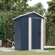 vidaXL Abrigo de jardim 126x97,5x177 cm aço galvanizado antracite