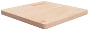 vidaXL Tampo de mesa quadrado 60x60x4 cm carvalho maciço não tratado