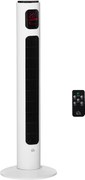 HOMCOM Ventoinha de Torre Silencioso 45W com Controlo Remoto 3 Velocidades 3 Modos Temporizador 12H Oscilação 70° Branco | Aosom Portugal