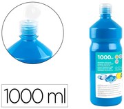 Guache Escolar 1000 Ml Azul Cian