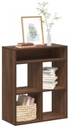 vidaXL Estante carvalho castanho 66x31x80 cm derivados de madeira