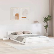 vidaXL Estrutura da Cama Branco 160 x 200 cm madeira
