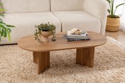 Mesa de Centro Oval – Lute – 120 cm x 60 cm x 40 cm
