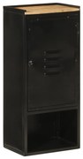 vidaXL Armário p/ casa de banho 40x27x90 cm ferro e mangueira maciça