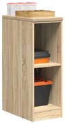 vidaXL Armário de arrumação de garagem carvalho sonoma 30x51x85 cm
