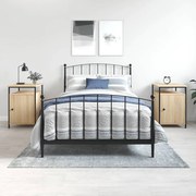 vidaXL Mesas cabeceira 2 pcs 40x42x60cm deriv. madeira carvalho sonoma