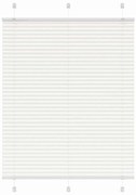 vidaXL Branco Plissada Cega 110x100cm Largura Tecido 109,4cm Poliéster