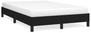 vidaXL Estrutura de cama sem colchão preto 120x190 cm tecido