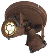 Projetores industriais enferrujados 2 luzes - Sorra