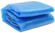 Película para piscina PE solar flutuante redondo 250 cm azul