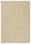 vidaXL Tapete shaggy 160x230 cm antiderrapante cor creme