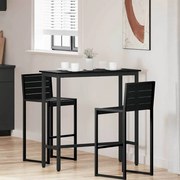 vidaXL mesa Carvalho Preto 100 x 40 x 100,5 cm
