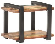 vidaXL Mesa de cabeceira 50x40x40 cm madeira recuperada maciça