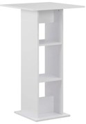 vidaXL Mesa de bar 60x60x110 cm branco