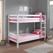 Beliche infantil PINO BUNK (90 x 200 Cm) + estrado Altura 160cm Branco