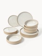 Conjunto de loiça Ginger, 4 pessoas, conjunto de 12