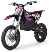 MOTO CROSS elétrica para crianças NRJ 1600W 14/12 Rosa