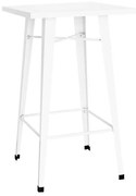 Mesa Torix Alta Quadrada 60 cm - Branco