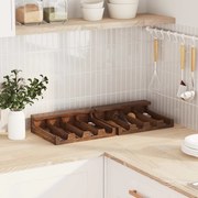 vidaXL Estojo Castanho 36 x 30 x 10 cm Madeira de Mogno Sólida