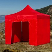 Tenda 3x3 Master (Kit Completo) - Vermelho