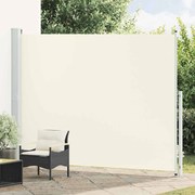 vidaXL Toldo lateral retrátil para pátio 220x300 cm creme