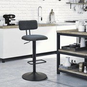 CONJUNTO 2 BANCOS DE BAR COM ELEVAÇÃO AZUL 41X47,5X85-106,5CM (ASSENTO 61-83)