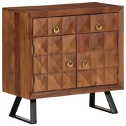 vidaXL Armário gavetas 70x35x70 cm madeira maciça acácia castanho mel