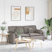 vidaXL Sofá modular com almofadas castanho-acinzentado