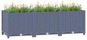 vidaXL Canteiro elevado 120x40x38 cm polipropileno