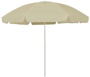 vidaXL Guarda-sol de praia 300 cm amarelo areia
