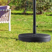 Base para guarda-sol  em plástico HDPE Ø57cm em antracite