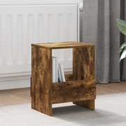 vidaXL Estante de Revistas 2 pcs Carvalho Defumado 35 x 30 x 45 cm