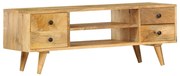 vidaXL Móvel de TV 110x35x40 cm madeira de mangueira maciça