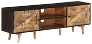 vidaXL Móvel de TV 140x30x46cm madeira mangueira áspera/acácia maciça