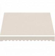 Outsunny Tecido de Reposição para Toldo com Lambrequim, Repelente à Água, Tecido de Substituição para Toldo, Compatível 3,5 x 2,5 m creme | Aosom Portugal