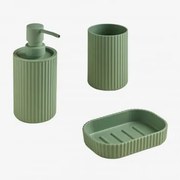 Conjunto De Banho Em Abs Ozene Verde Laurel - Sklum