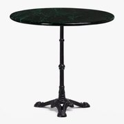 Mesa De Bar Em Mármore Roma Mármore Verde & Redondo & Preto - Sklum