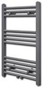 Aquecedor toalhas casa de banho liso 500 x 764 mm cinza