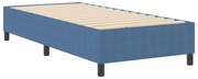 vidaXL Estrado de cama plataforma Azul 80 x 200 cm tecido