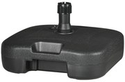 Outsunny Base Recarregável Água Areia HDPE Resistente Estável Guarda-Sol Jardim Terraço 46x45x26cm Preto | Aosom Portugal