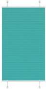 vidaXL Gasolina verde Plissada Cega 70x100 cm Largura Tecido 69,4 cm