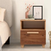 Mesa de Cabeceira Leva Alfa – Pinheiro Atlântico – 45x52x40 cm