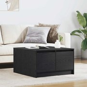 vidaXL Mesa de centro com gavetas 70,5x70x40 cm carvalho preto