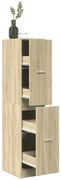 vidaXL Armário de Boticário Carvalho Sonoma 30x41x144,5 cm Madeira Engenheirada